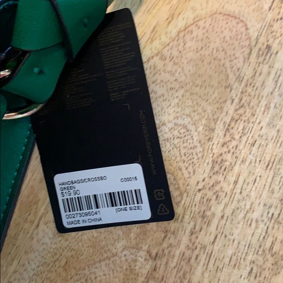 NWT Green Purse Handbag Crossbody Cute NEW - Picture 7 of 8